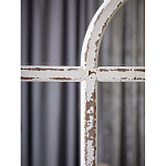 Зеркало-окно с эффектом старения в венецианском стиле Venetian White Mirror варинант исполнения - 6 | Loft Concept в Ростове-на-Дону