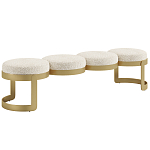 Дизайнерская Банкетка Leola латунь  варинант исполнения - 1 | Loft Concept в Ростове-на-Дону