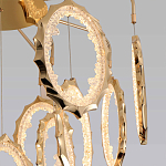 Потолочный светильник светодиодный с золотистым каркасом Ring of Fire варинант исполнения - 3 | Loft Concept в Ростове-на-Дону