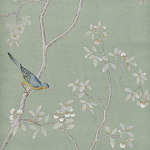 Обои ручная роспись Badminton Mercury Grey варинант исполнения - 1 | Loft Concept в Ростове-на-Дону