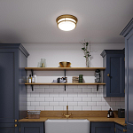 Потолочный светильник с белым матовым стеклянным плафоном в форме перевернутого конуса Hinkley варинант исполнения - 4 | Loft Concept в Ростове-на-Дону