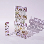 Подставка для телефона из эпоксидной смолы с цветами розовая Epoxy Flowers Phone Stand Pink варинант исполнения - 4 | Loft Concept в Ростове-на-Дону