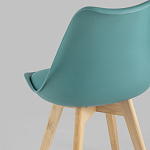 Стул с основой из пластика и мягким сиденьем Arvika Azure варинант исполнения - 6 | Loft Concept в Ростове-на-Дону