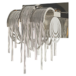 Бра с перфорированными металлическими дугами и цепочками 22 см Atlantis Chain варинант исполнения - 11 | Loft Concept в Ростове-на-Дону