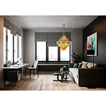 Люстра с каскадом из разноцветных круглых подвесов Key Lustar варинант исполнения - 2 | Loft Concept в Ростове-на-Дону