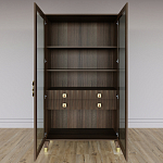 Дизайнерский шкаф витрина Elsa Dreams Walnut с 4-мя ящиками варинант исполнения - 6 | Loft Concept в Ростове-на-Дону
