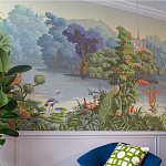 Обои ручная роспись Le Brésil Eden варинант исполнения - 3 | Loft Concept в Ростове-на-Дону