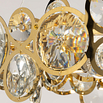 Люстра подвесная из золотых колец 57 см Golden Circles варинант исполнения - 6 | Loft Concept в Ростове-на-Дону