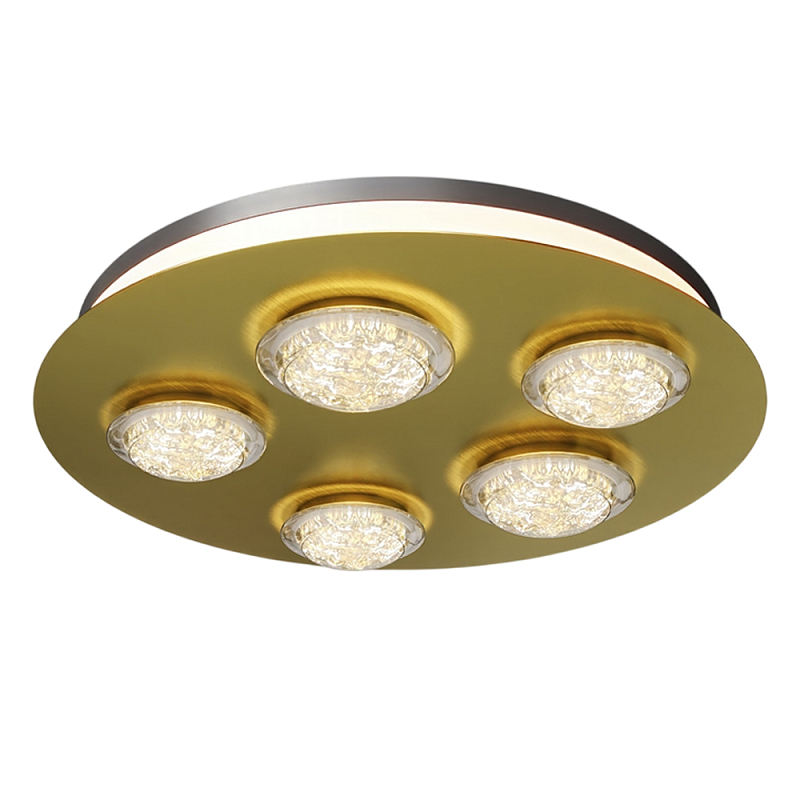 Потолочный светильник Pharao 3000К 56Вт Латунь Черный в Ростове-на-Дону | Loft Concept 