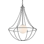 Подвесной светильник из тонких прутьев в форме колокола Forged Thin Rods варинант исполнения - 3 | Loft Concept в Ростове-на-Дону