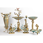 Фарфоровый подсвечник Слон с эмоцией Fluens варинант исполнения - 6 | Loft Concept в Ростове-на-Дону