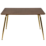 Обеденный стол на металлических ножках Casey Brass Dining Table варинант исполнения - 4 | Loft Concept в Ростове-на-Дону