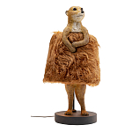 Настольная лампа Цурикат плафон из меха варинант исполнения - 1 | Loft Concept в Ростове-на-Дону