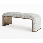 Банкетка Forli с элегантными латунными вставками  варинант исполнения - 1 | Loft Concept в Ростове-на-Дону