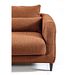 Диван в гостиную Portree Sofa Терракотовый букле варинант исполнения - 5 | Loft Concept в Ростове-на-Дону