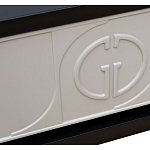 Тумбочка прикроватная с ящиком черно-серого цвета Noble Nightstand варинант исполнения - 3 | Loft Concept в Ростове-на-Дону