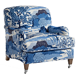 Кресло Trumann Club Chair Blue Landscape синий пейзаж варинант исполнения - 1 | Loft Concept в Ростове-на-Дону