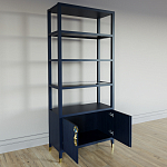 Стеллаж со стеклянными полками Elsa Dreams Blue варинант исполнения - 3 | Loft Concept в Ростове-на-Дону