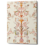 Постер на холсте с изображением ангела и растительных орнаментов Raffael Angel Poster варинант исполнения - 2 | Loft Concept в Ростове-на-Дону