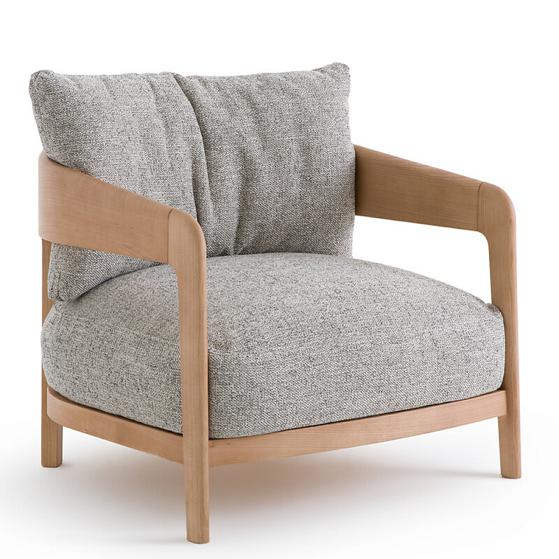       Deniaud Ash Grey Armchair     -- | Loft Concept 