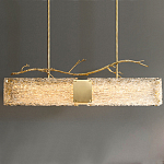 Люстра прямоугольная из фактурного стекла Chandelier Beam варинант исполнения - 5 | Loft Concept в Ростове-на-Дону