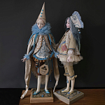 Авторская коллекционная интерьерная кукла Пьеро				 варинант исполнения - 2 | Loft Concept в Ростове-на-Дону