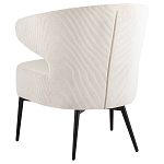 Современное мягкое кресло на металлических ножках Rakush Milk варинант исполнения - 4 | Loft Concept в Ростове-на-Дону