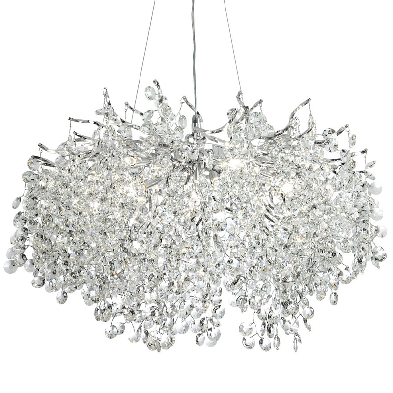        Fairytree Light Silver Chandelier 14     -- | Loft Concept 