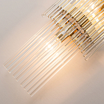 Бра с золотистым основанием и прозрачными трубками Nembus варинант исполнения - 4 | Loft Concept в Ростове-на-Дону