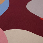 Подушка декоративная хлопковая с абстрактным принтом Elysian Flow Terra варинант исполнения - 3 | Loft Concept в Ростове-на-Дону