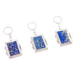 Зеркало брелок складное двухстороннее из натурального камня Лазурит Stone Mirrors варинант исполнения - 4 | Loft Concept в Ростове-на-Дону