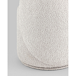 Пуф Loreen со спинкой вращающийся букле светло-серый варинант исполнения - 3 | Loft Concept в Ростове-на-Дону