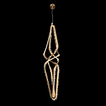 Подвесной светильник с декоративными элементами в виде кристаллов Smooth Shine варинант исполнения - 1 | Loft Concept в Ростове-на-Дону