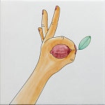 Плитка дизайнерская с рисунком Лимон варинант исполнения - 2 | Loft Concept в Ростове-на-Дону