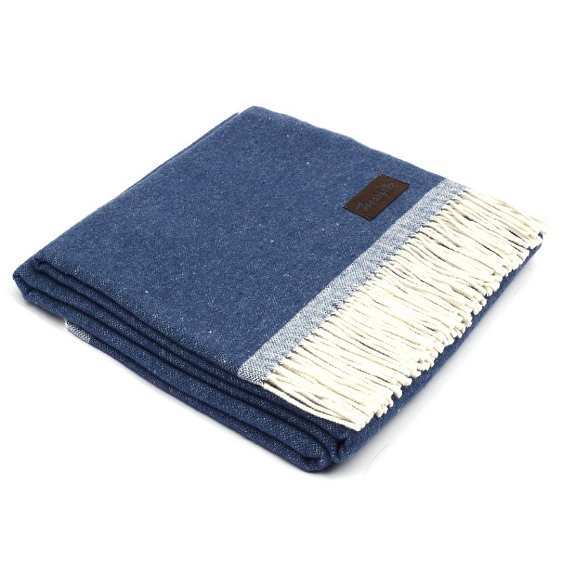 Плед SARA 4000 Marzotto Синий в Ростове-на-Дону | Loft Concept 