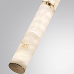 Подвесной светильник с плафоном в форме цилиндра из алебастра Cryptocrystalline Stone варинант исполнения - 5 | Loft Concept в Ростове-на-Дону