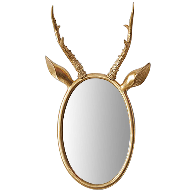       Golden Deer Mirror   -- | Loft Concept 