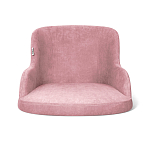 Стул с мягкой розовой обивкой из велюра и подъемно-поворотным механизмом на черных колесиках Harper Pink варинант исполнения - 2 | Loft Concept в Ростове-на-Дону