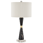 Настольная лампа с плиссированным цилиндрическим абажуром Tightened Waist варинант исполнения - 3 | Loft Concept в Ростове-на-Дону