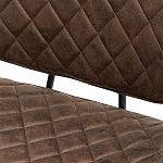 Стул с темно-коричневой обивкой из экокожи Benderson варинант исполнения - 8 | Loft Concept в Ростове-на-Дону