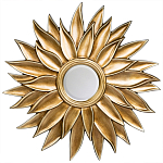 Зеркало-солнце с золотыми с лучами Rays of Peace варинант исполнения - 1 | Loft Concept в Ростове-на-Дону