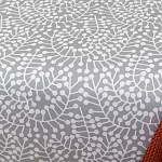 Постельное белье серого цвета с рисунком 200х220 см Blossom Essence варинант исполнения - 4 | Loft Concept в Ростове-на-Дону