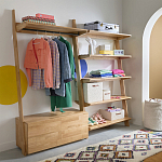 Корзина для белья из ткани букле Boucle Organizers Round варинант исполнения - 4 | Loft Concept в Ростове-на-Дону