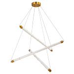 Светодиодная люстра Trumpet Tube Brass  варинант исполнения - 2 | Loft Concept в Ростове-на-Дону