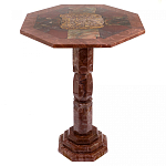 Кофейный стол из натуральных камней Лемезит и Яшма Natural Stone Tables варинант исполнения - 9 | Loft Concept в Ростове-на-Дону