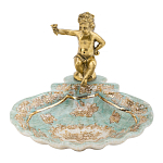 Блюдо с бронзовым ангелом Porcelain Angels of Paradise варинант исполнения - 1 | Loft Concept в Ростове-на-Дону