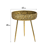 Столик дизайнерский Coth of gold варинант исполнения - 8 | Loft Concept в Ростове-на-Дону