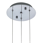 Подвесной светильник хром Trio Odile Acrylic Tube Hanging Lamp Chrome варинант исполнения - 3 | Loft Concept в Ростове-на-Дону