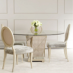 Стол обеденный круглый на зеркальном основании Spectacular Table варинант исполнения - 1 | Loft Concept в Ростове-на-Дону