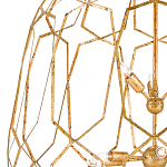 Люстра овальная с переплетенными ромбами Large Scale Artwork варинант исполнения - 1 | Loft Concept в Ростове-на-Дону